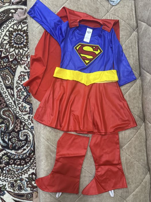 Костюм Супергерл для девочек 5-6лет