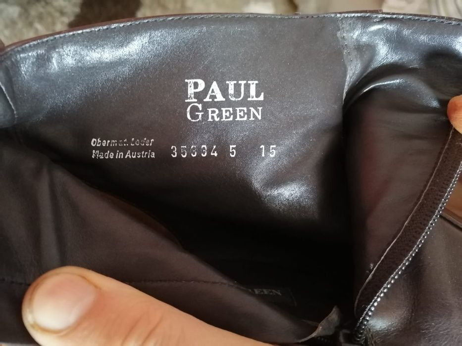 Vand ghete dama piele naturala maro, marime 37