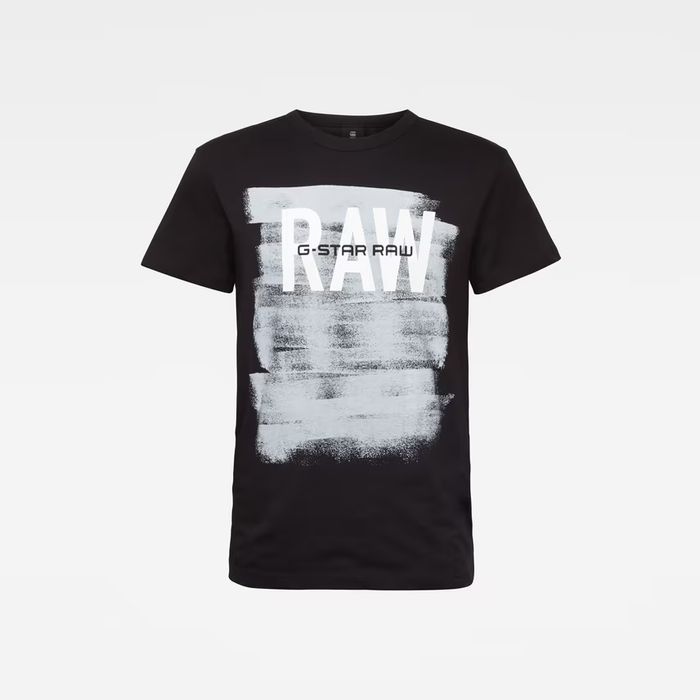 Оригинална тениска G-Star Raw Graphic 18 M , L нова мъжка черна