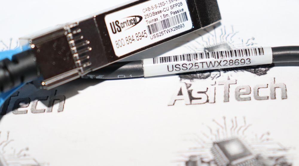 Cablu DAC Twinax Copper  Original US Critical 25GbE SFP28-SFP28 1.5m - Compatibil Arista