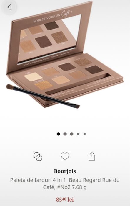 Paleta farduri noua, sigilata Bourjois