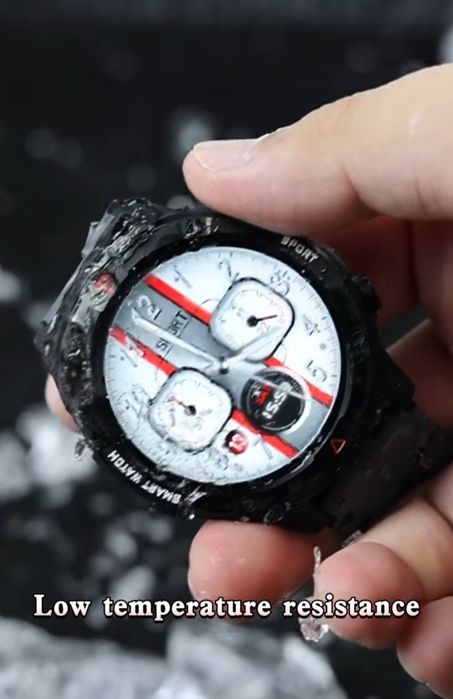 Луксозен Смарт часовник за мъже 1,6" AMOLED дисплей 4G ROM