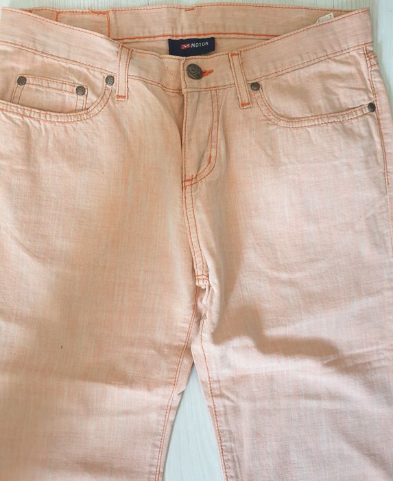 Pantaloni Blue Jeans  Motor - blugi  material subtire de vara