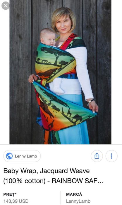 Vand Marsupi/Sistem/Port bebe superb