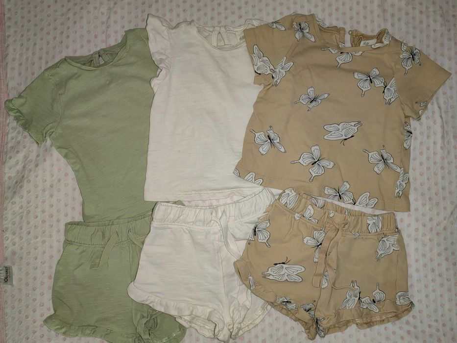 Детски дрехи комплекти за бебе пролет /лято 6-9м. 68-74  H&M , Waikiki