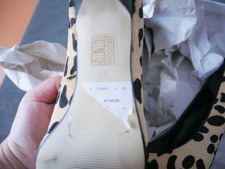 pantofi de piele noi DUNE originali marimea 37