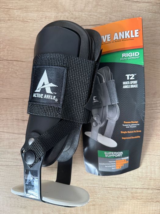Orteză gleznă Active Ankle T2, neagră, mărimea S (37–41), nouă