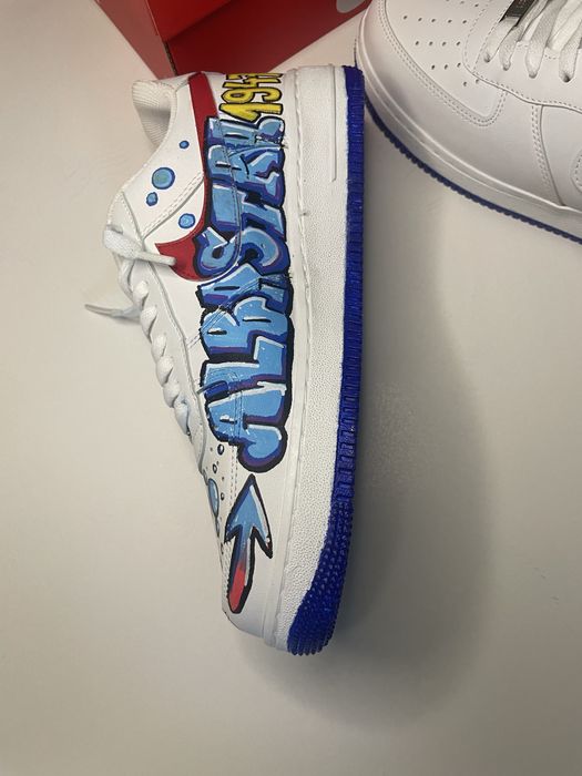Air force 1 custom cu echipa de fotbal
