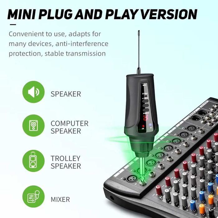 Wireless Cardioid microfon pentru Saxofon si Trompeta ACEMIC ST-5 2.4G Shure