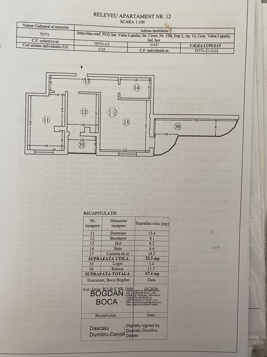 Direct de la propietar! Apartament de vanzare Valea Lupului/Popas Pacurari -Complet Mobilat/Utilat