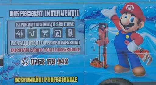 Desfundari profesionale instalatii sanitare gauri hota