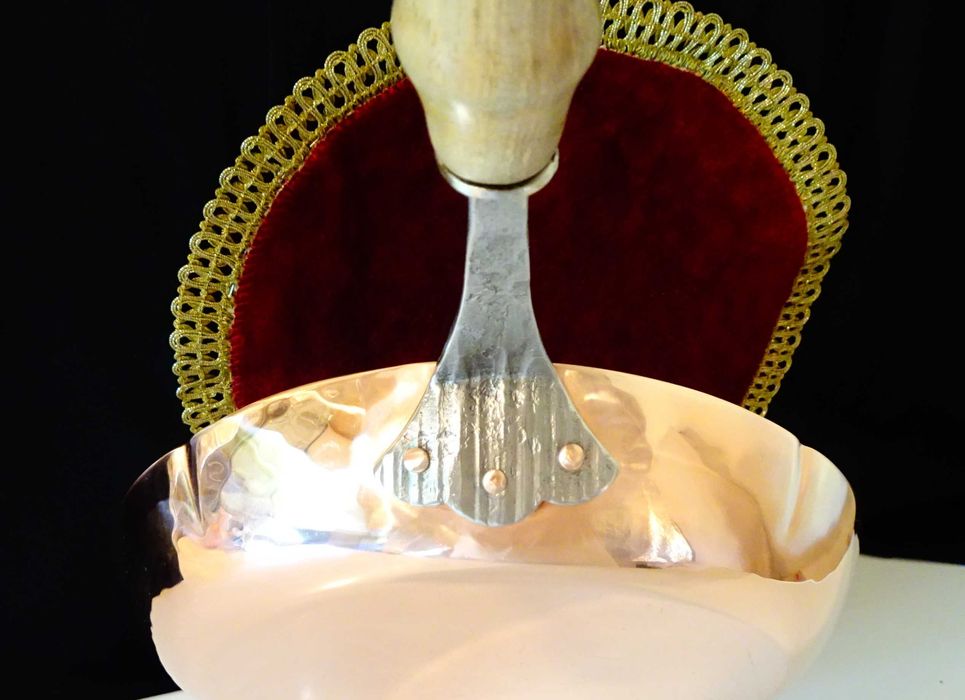 Швейцарски меден тиган за риба,маркиран.