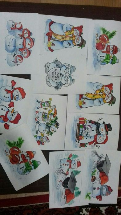 Oynalarga rasm chizish yangiyilga  xudojnik