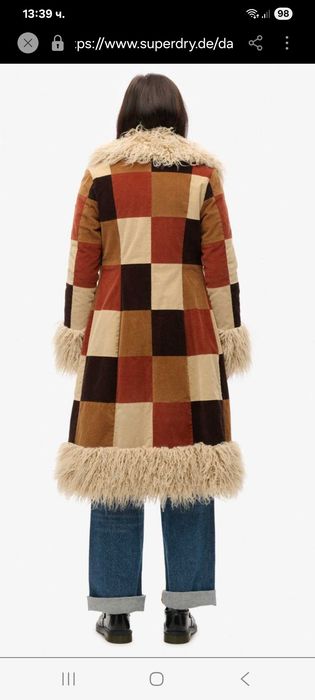 Дамско дълго палто Superdry