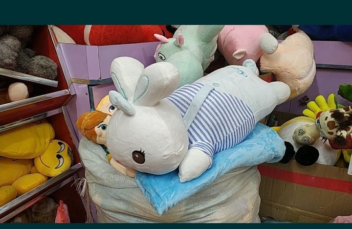 Одеяло, подушка, игрушка - 3 в1.