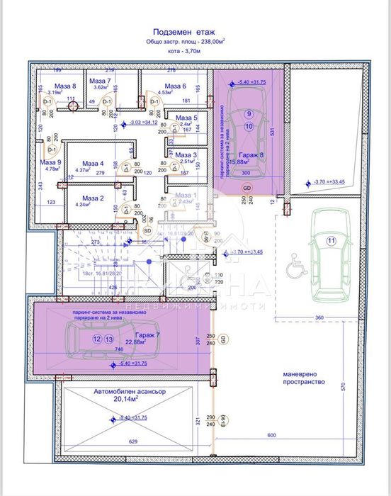 Продава се Двустаен апартамент в Варна, Централна поща - 66 кв.м за 3089 €/кв.м - Снимка #3