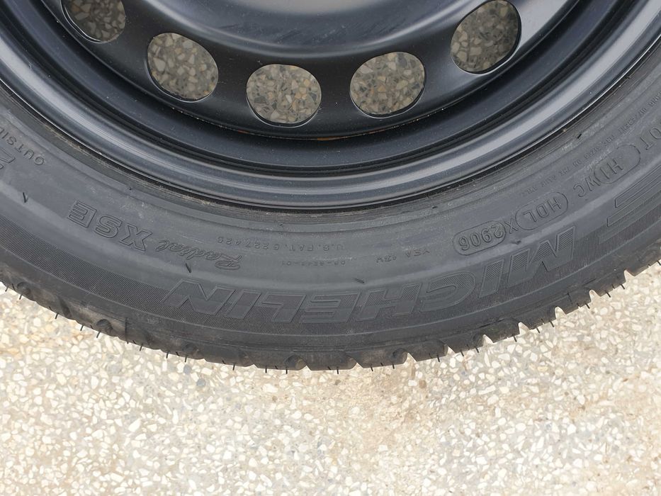 Нова оригинална джанта с нова гума 16",5х112,ЕТ42,ф 57.1 за Фолксваген