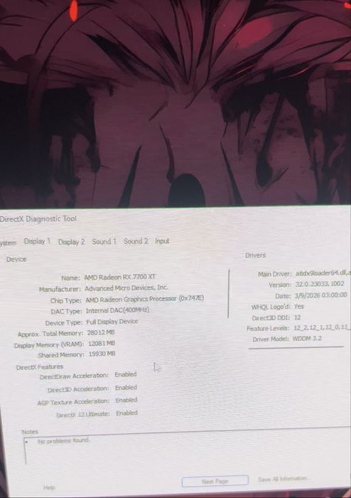 Placa video amd 7700 XT 12 GB