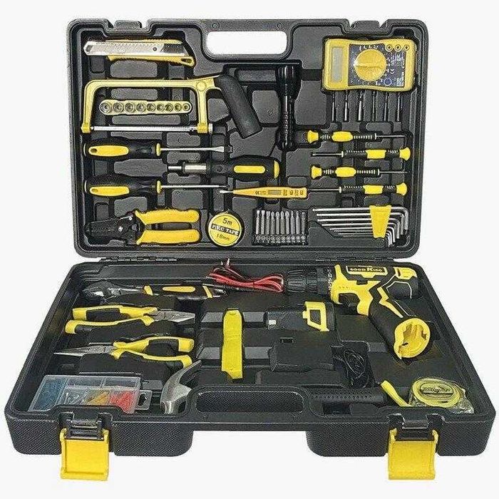 Набор Шуруповерт/Дрель/Перфоратор/Болгарка/Лазер/