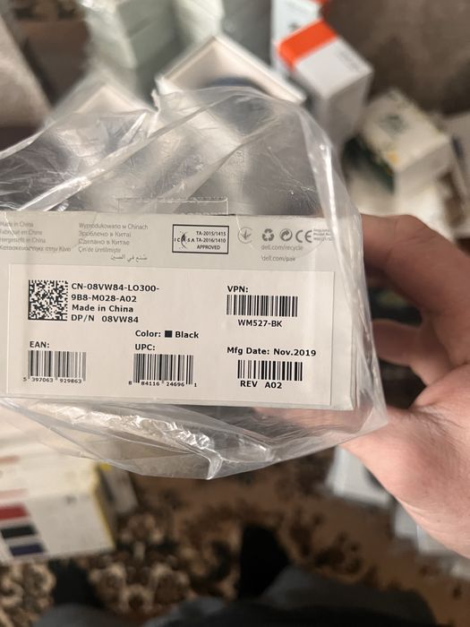 Мышки безпроводные Dell, logitech.