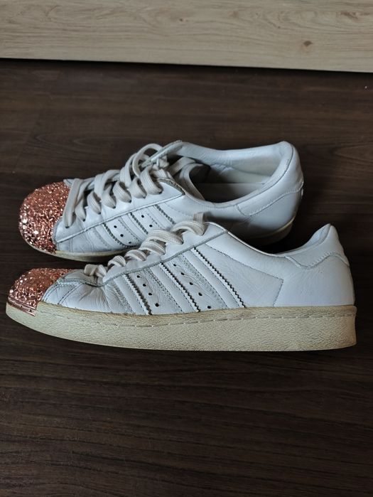 Adidas Superstar metal toe, 40 номер, естествена кожа