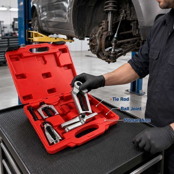 Комплект преси екстрактори за лагери, шарнирен болт gebo tools