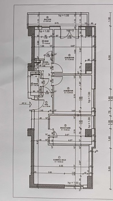 PF vand sau schimb Apartament 77 mp, 3 camere, Soporului 17