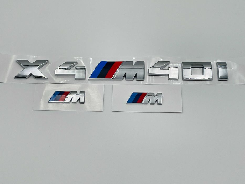 Set Embleme Compatibile BMW X4M40i crom