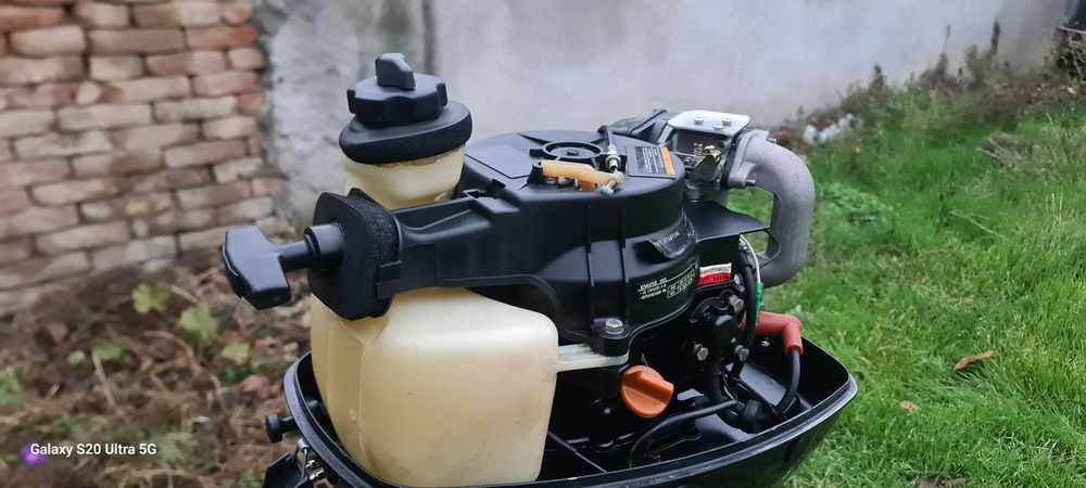 Motor de barca Parsun 5 cp,4 timpi modificat la 6cp,acte aproape nou