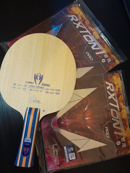 Paleta profi Loki Kirin K1 Rxton1 ping pong