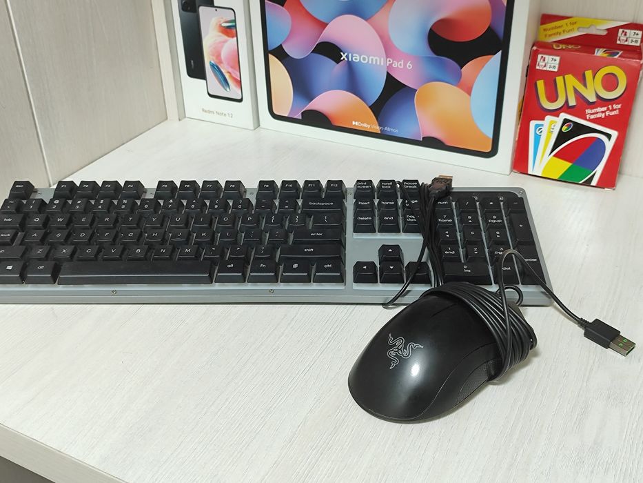 Комплектующие для ПК и мышка razer