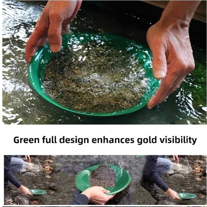 сито , леген за злато , лопатка - комплект