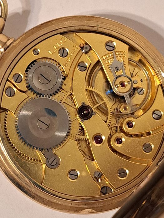 Ceas de Aur 14 Louis Ulysse Chopard de buzunar L.U.C.