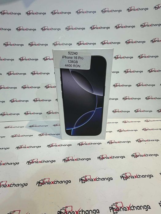 iPhone 16 Pro 128GB Black Neverlocked NOU 52240