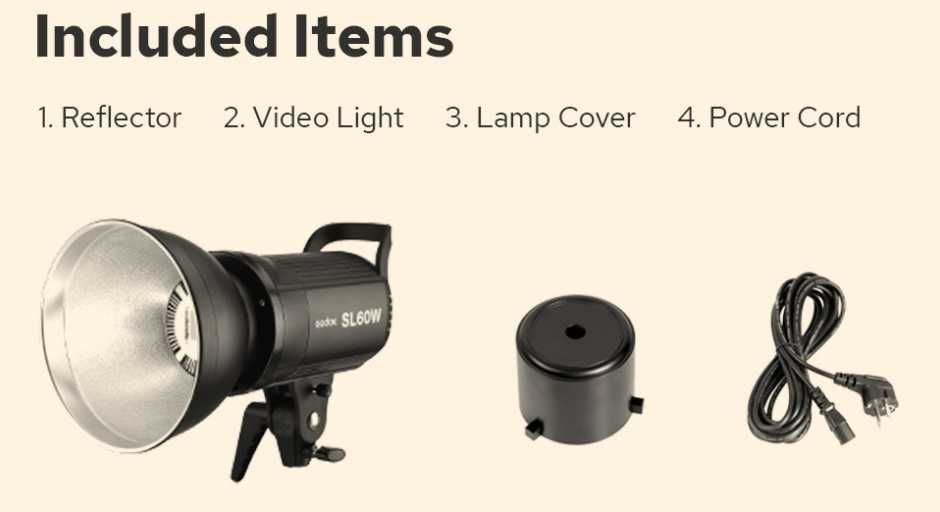 Видео осветление Godox SL-60W