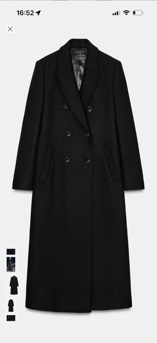 чисто ново палто zara вълнено