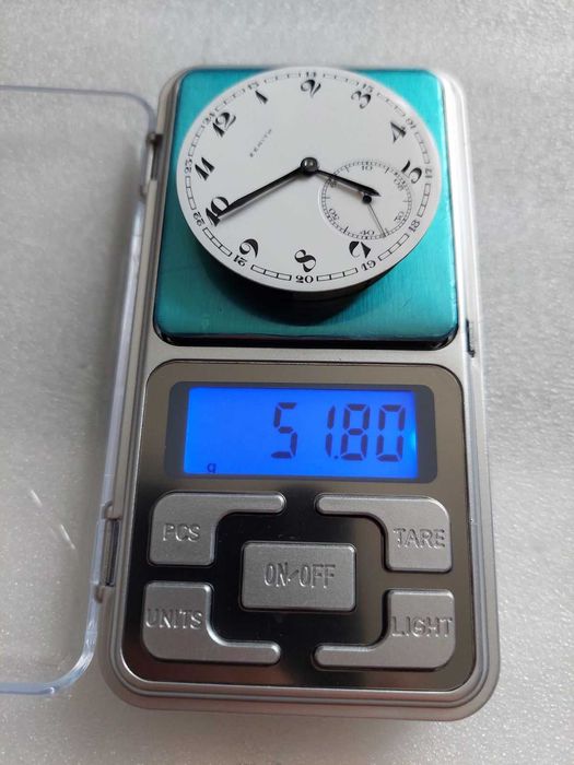 Златен 18к джобен часовник Зенит(Zenith) отлично съст-е 42 гр. в 18к