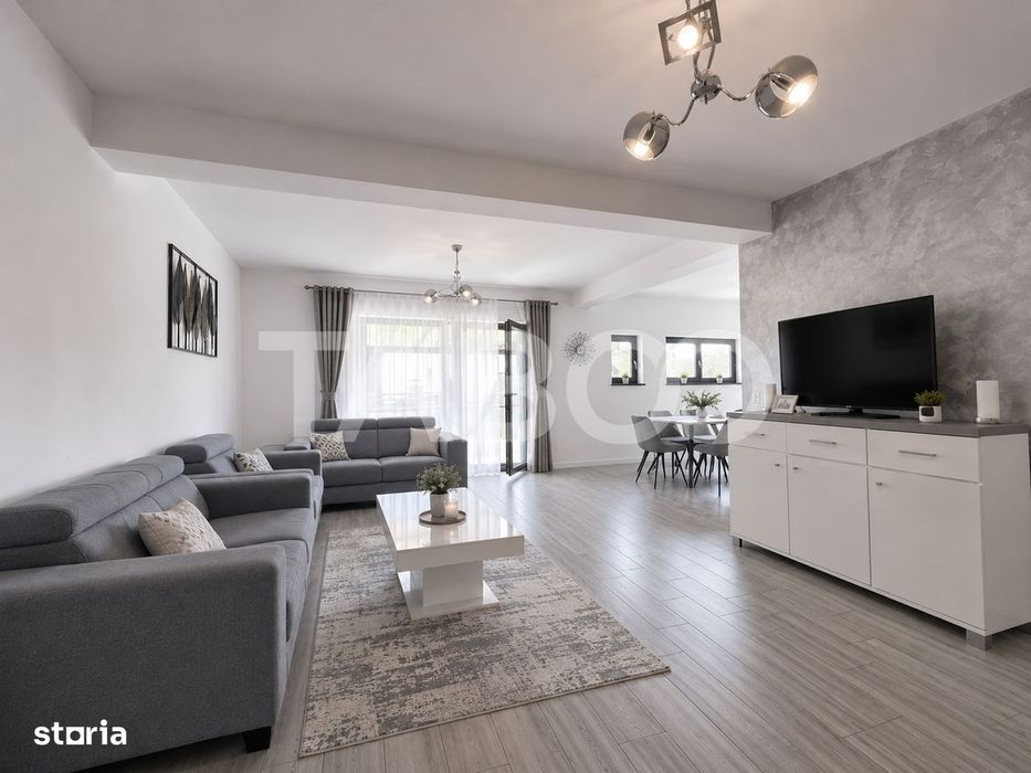 Casa spatioasa de inchiriat 5 camere 2 bai 2 locuri parcare Selimbar