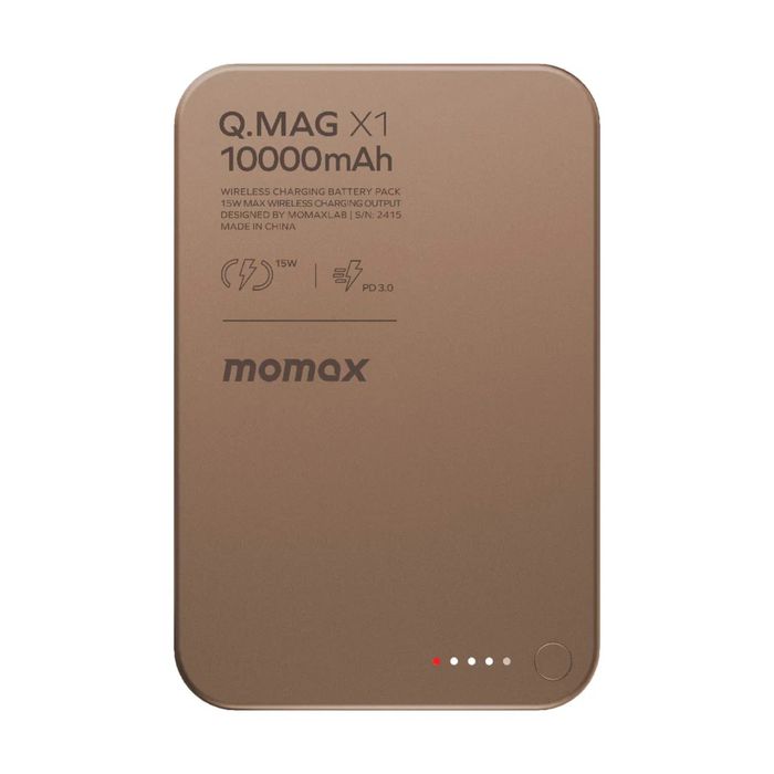 MOMAX Magnetic Wireless Power Bank 10000mAh - Gen 2