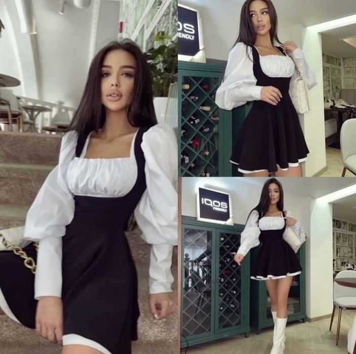 Двойное платьеее