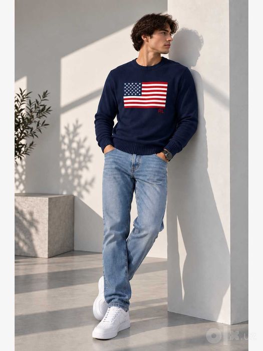 POLO Ralph Lauren новый трикотажный свитер L разм Бесплатная Доставка