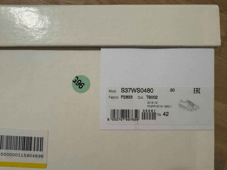 Sneakers Burberry Rettford Check originali, piele, mărimea 42, cu cutie