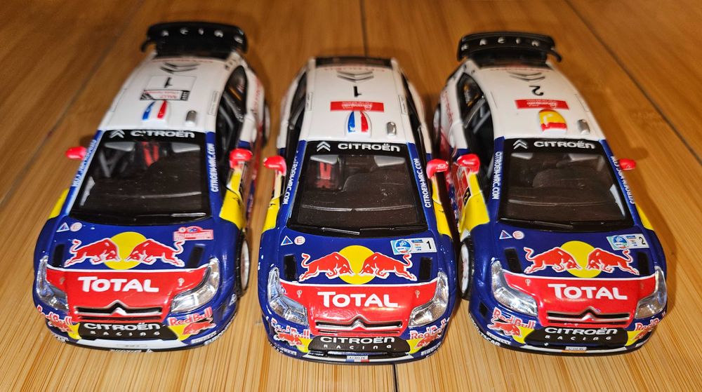 13 masini de raliu Bburago la scara 1:32 Ford si Citroën