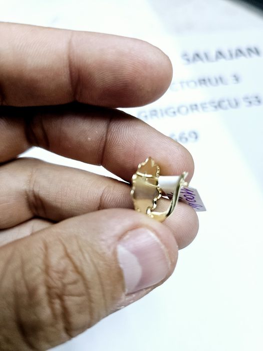 Vand cercei din aur 14 k 2.13 g cod 945