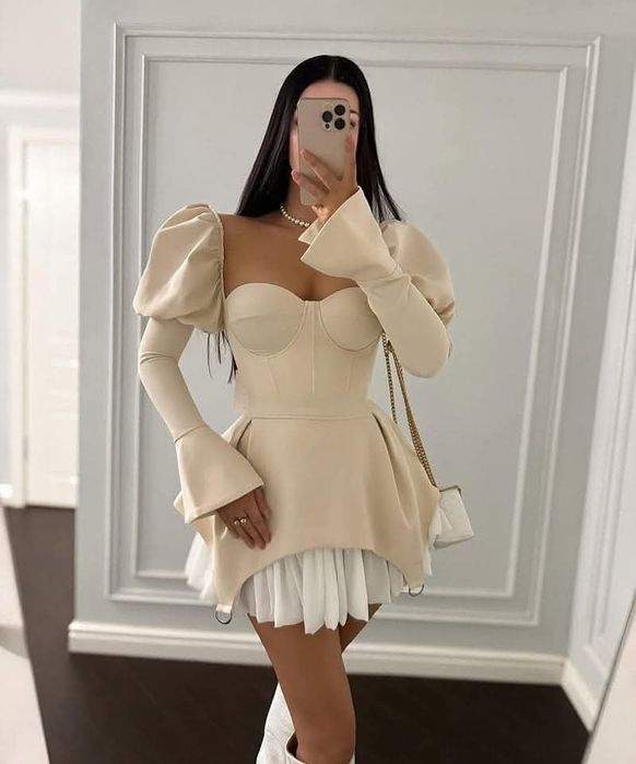 Рокля с финна кройка