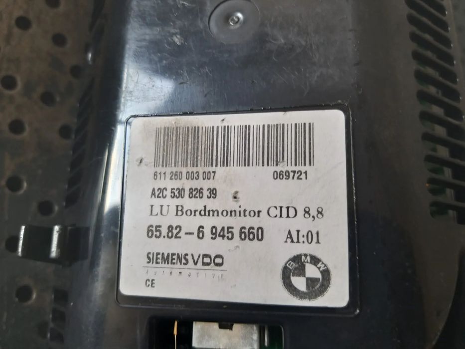 Display navigatie bord bmw seria 5 e60 a2c53082639 65826945660