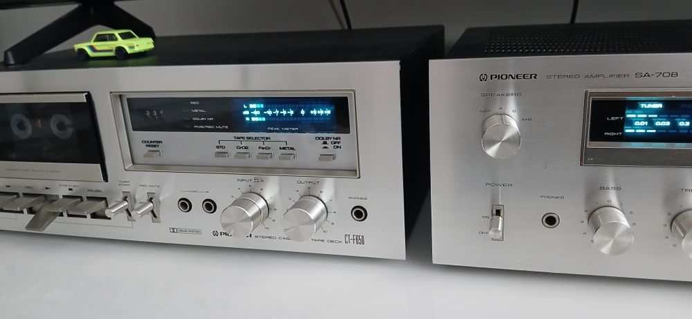 Pioneer deck amplificator boxe