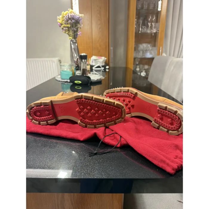 Ghete Louboutin 42 brown maro