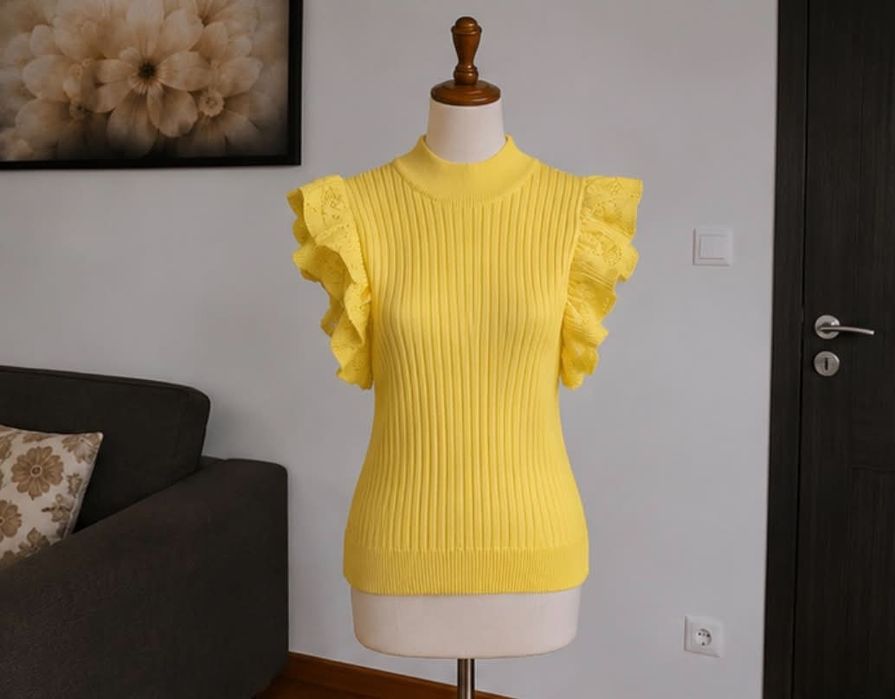 Top dama galben L