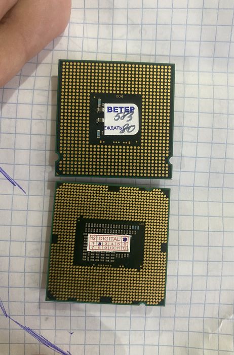 процессоры intel pentium две штуки